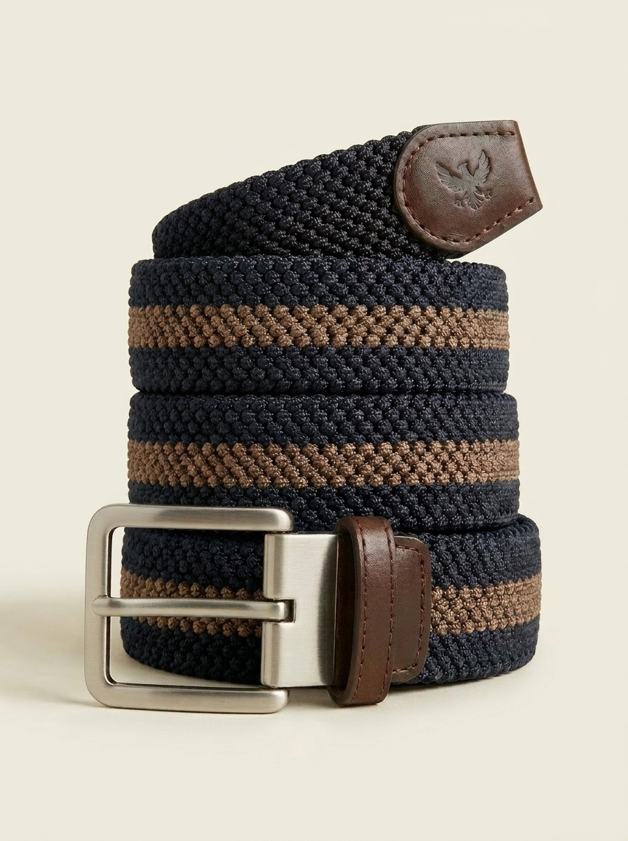 Naples - Navy-khaki-blanco