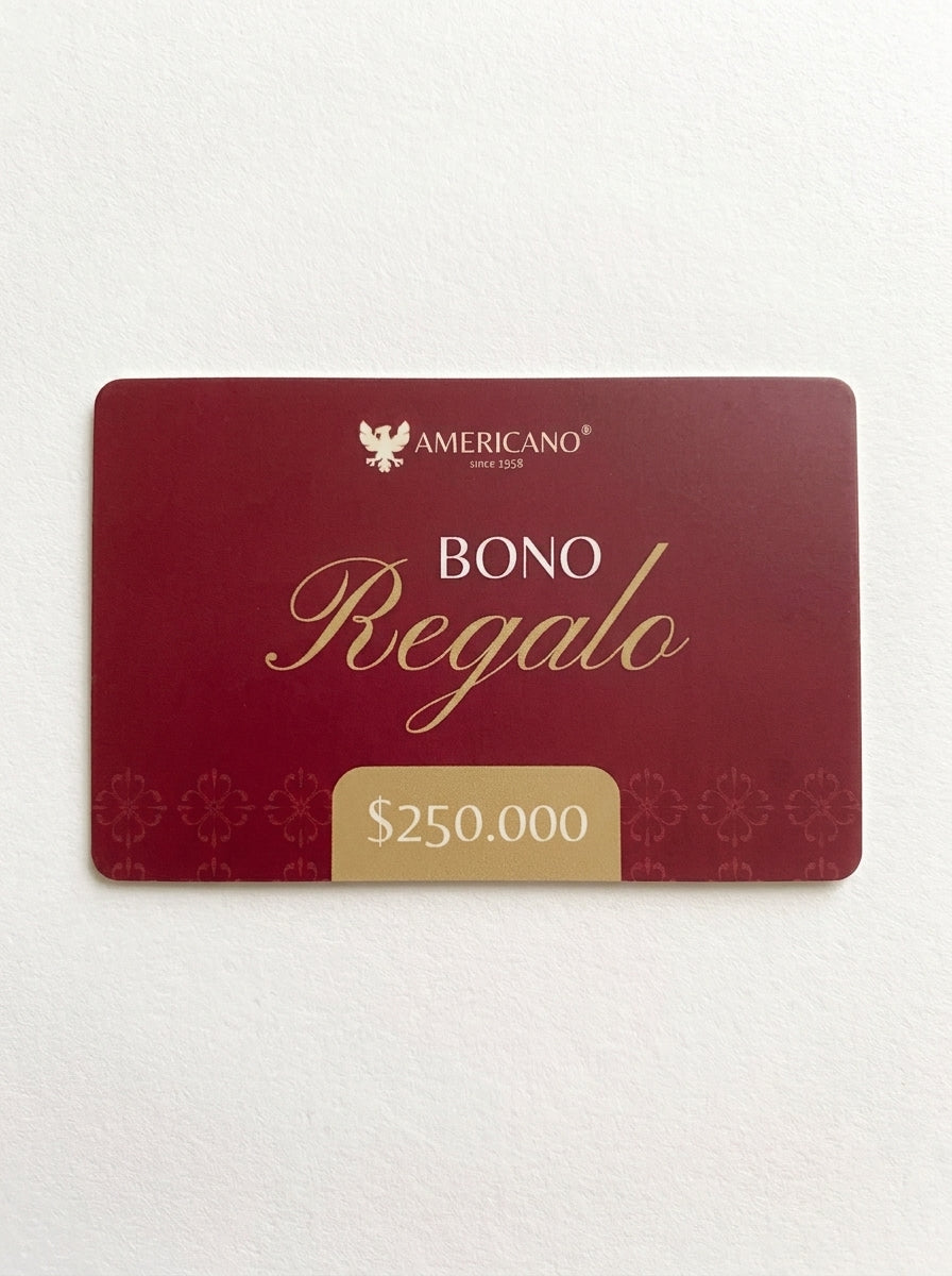 Bono de Regalo - Americano